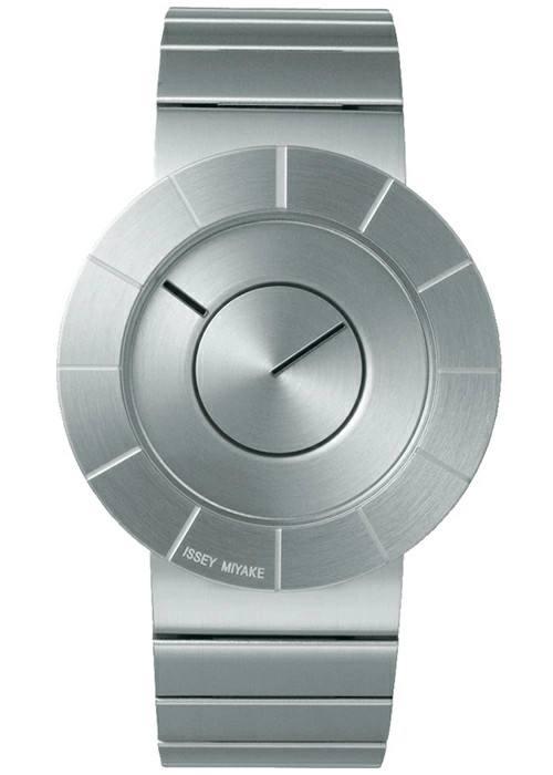 Issey Miyake TO Tokujin Yoshioka Design NY0N001 Silver Stainless Steel Watch New