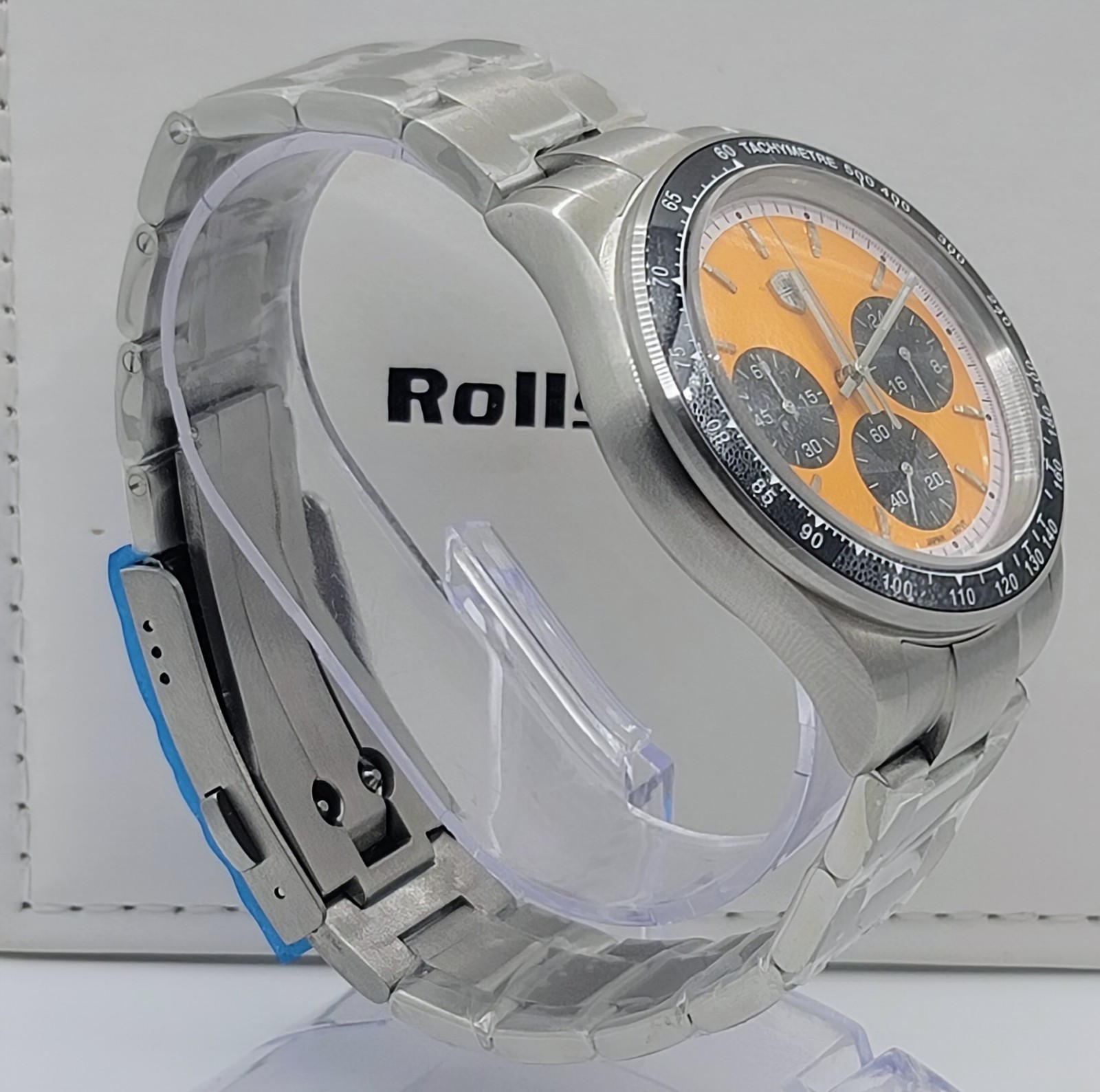 RollsTimi RT7931 VK63 Quartz Stainless Steel Chronograph Watch. US Seller!!!!