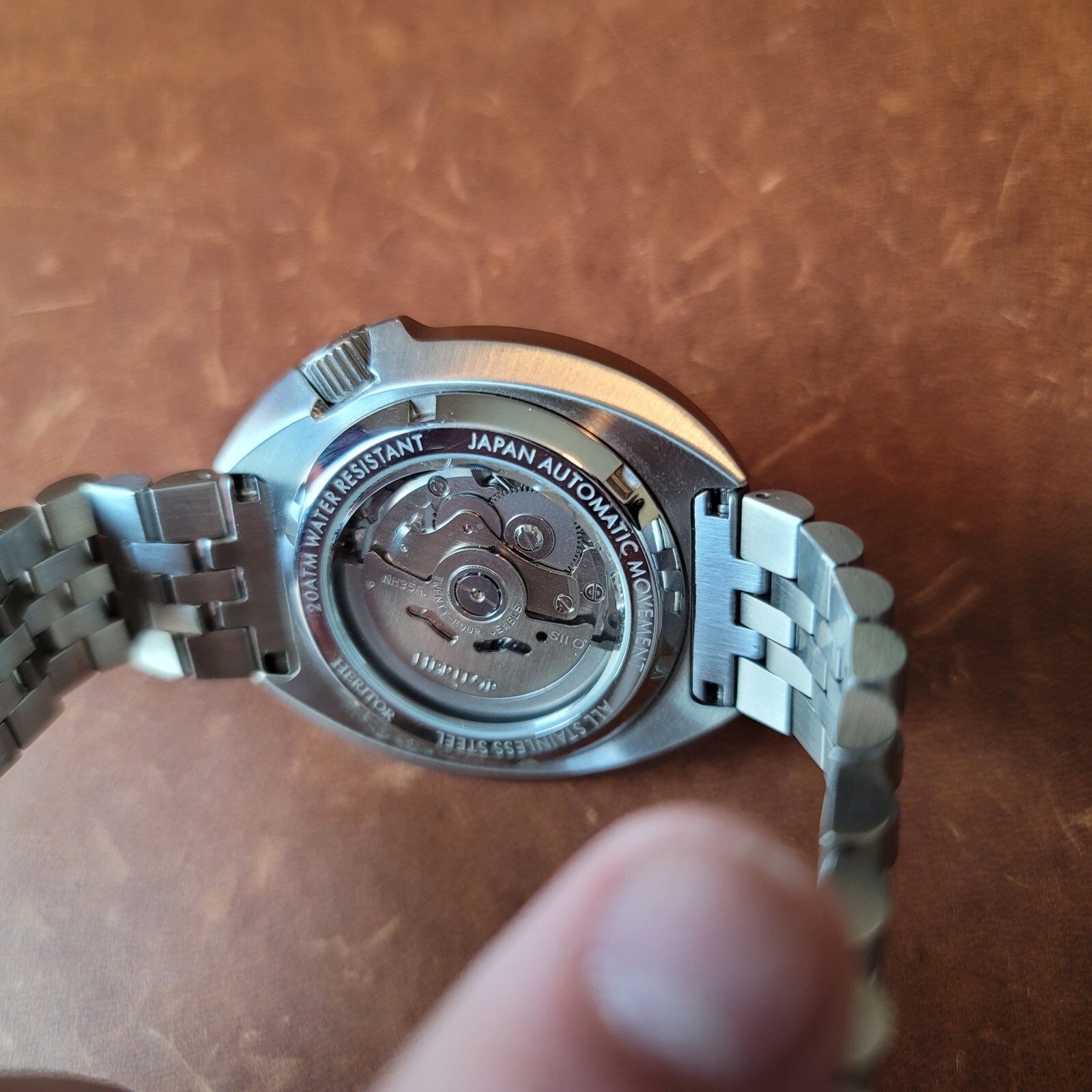 Heritor Automatic Morrison Bracelet Watch w/Date – Black-Gray/Blue – HERHR7612