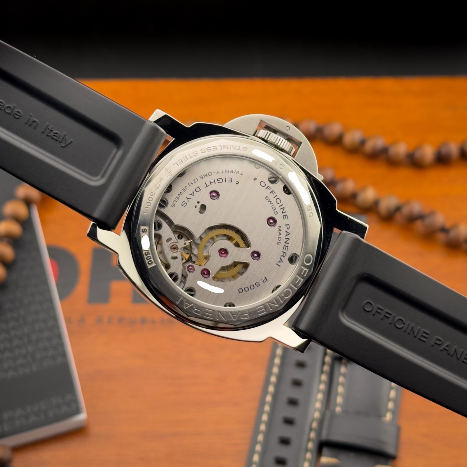 Panerai Luminor Marina Pam00563 Pam563 Manual wind 8 Day White Dial Full Set