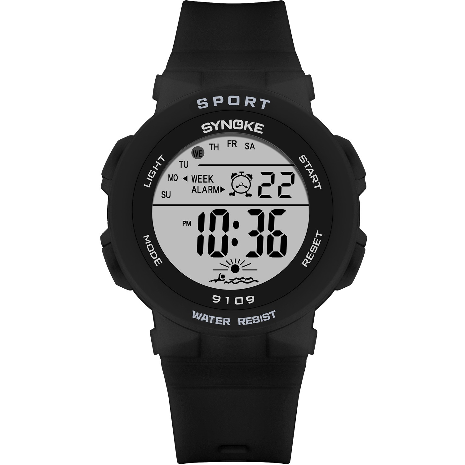 Boys Girls LED Digital Watch Waterproof Multi-Function Wrist Watch for Kids Gift