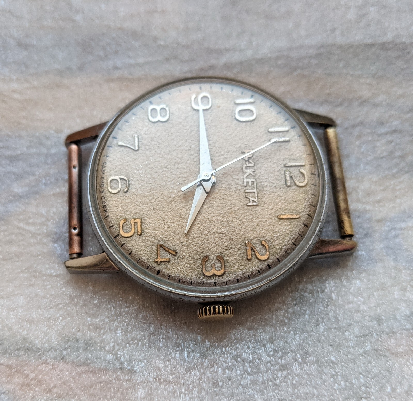 Rare Vintage soviet mechanical watch RAKETA BALTIKA 16 ruby jewels, made in USSR