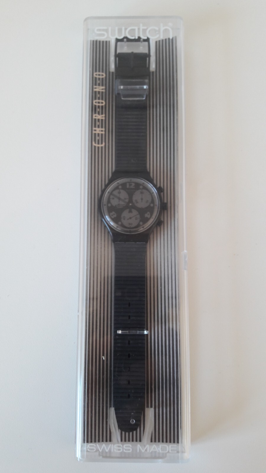 SWATCH CHRONO MOON SHADOW SCB110 VINTAGE WATCH MADE IN SWITZERLAND