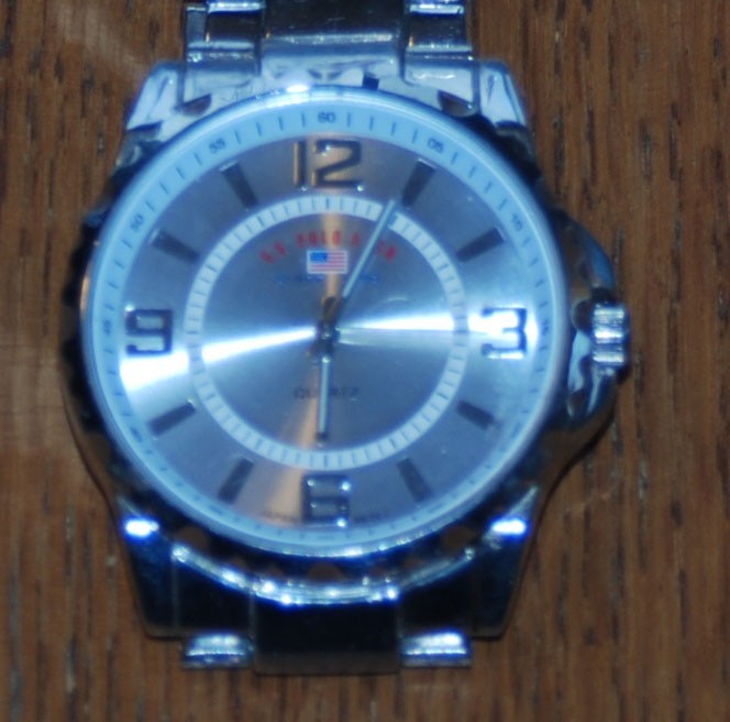 U.S. Polo Assn. Silver Tone Quartz Men’s Watch