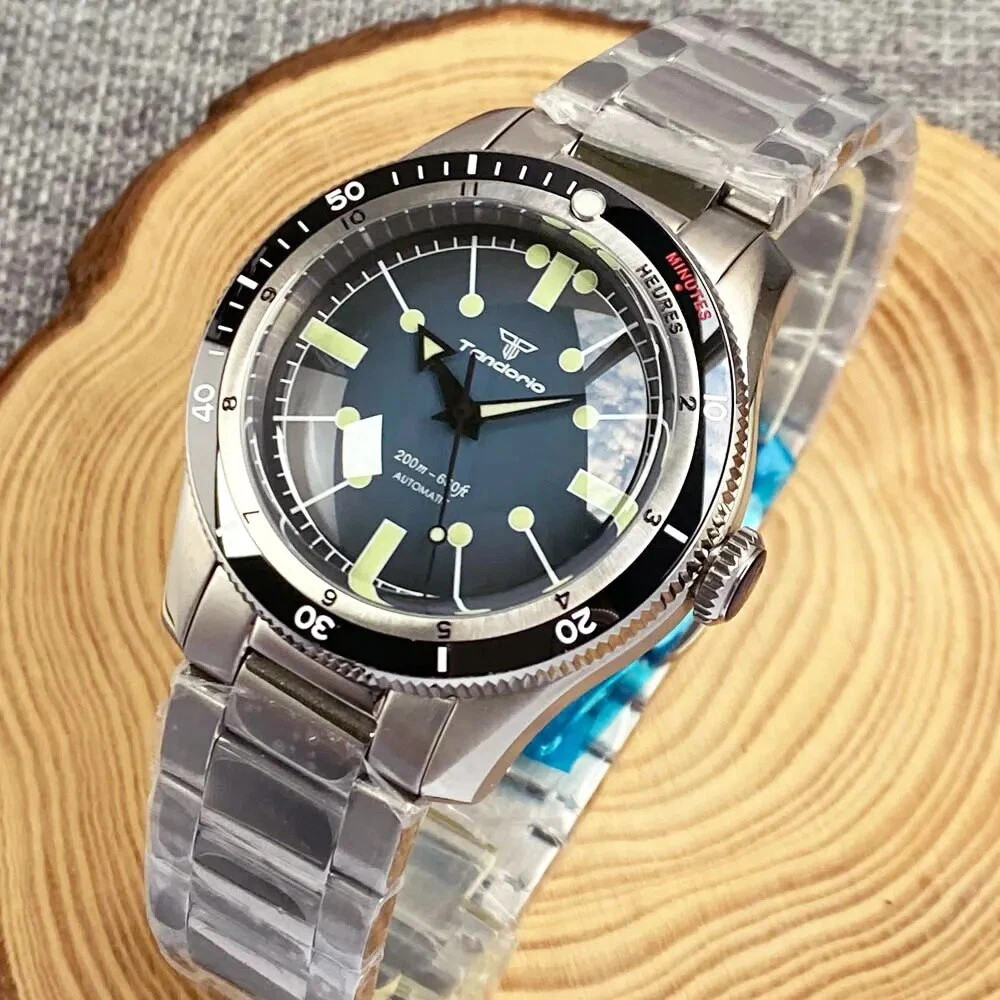 20ATM Diver Tandorio 40mm Retro Sapphire Automatic NH35A Miyota8215 Men Watch