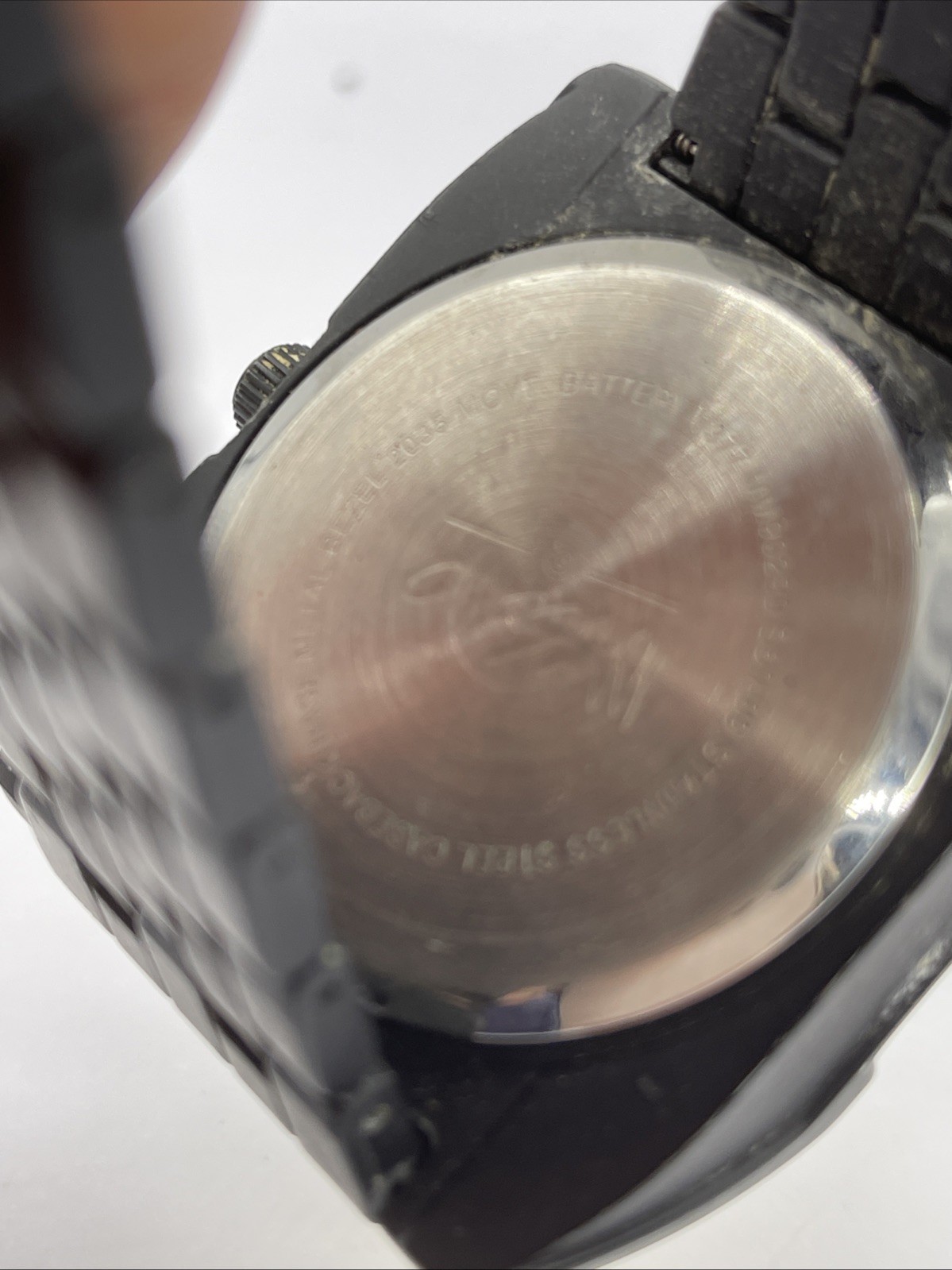 Mossimo Large Face Watch Black and Yellow MM90290 S60-12