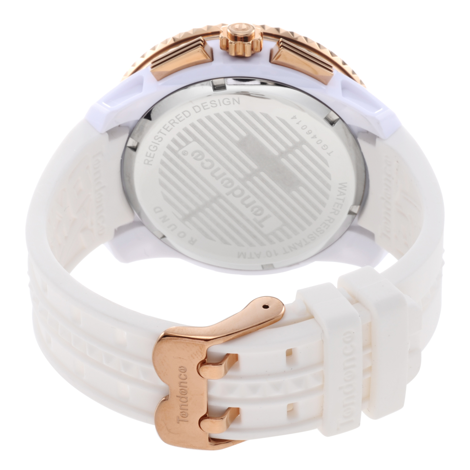 TENDENCE GULLIVER ROUND CHRONO Men’s Women’s White Quartz Ref. TG046014 Watch