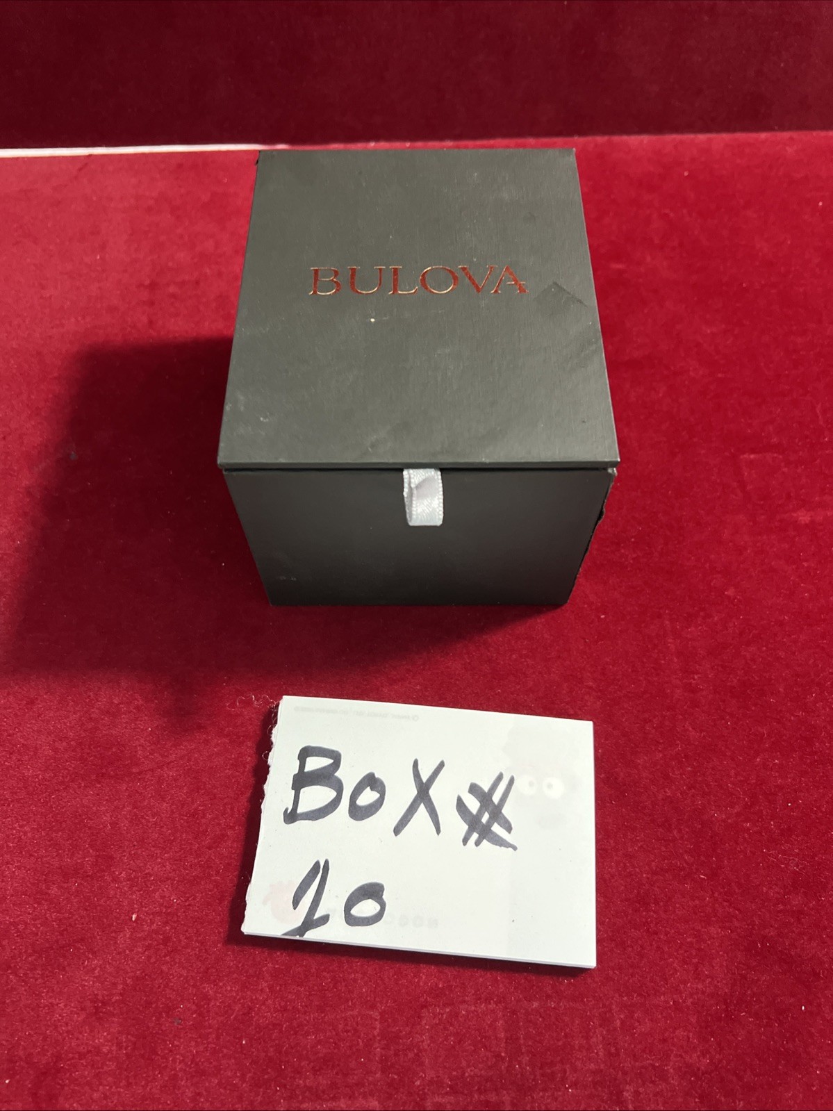 Men’s Bulova Classic Wilton 97B169 White Dial Brown Leather Strap Quartz Watch