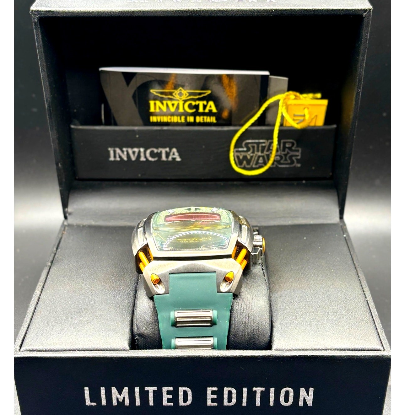 Invicta Star Wars Boba Fett Diablo 37435 LE Chronograph 53mm Watch NIB