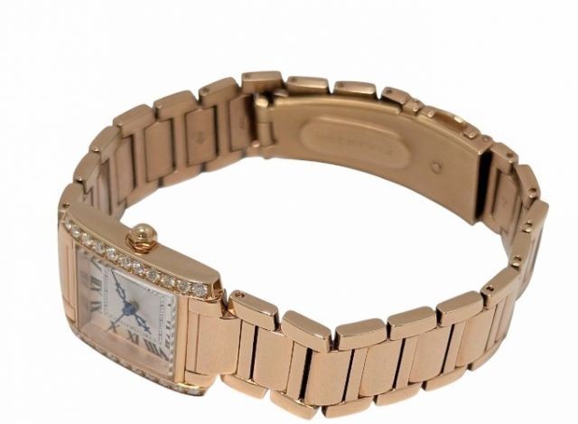 Lunage Watch Diamond Bezel AD 018 PG Color Rose Gold Color with Diamonds 0.60ct
