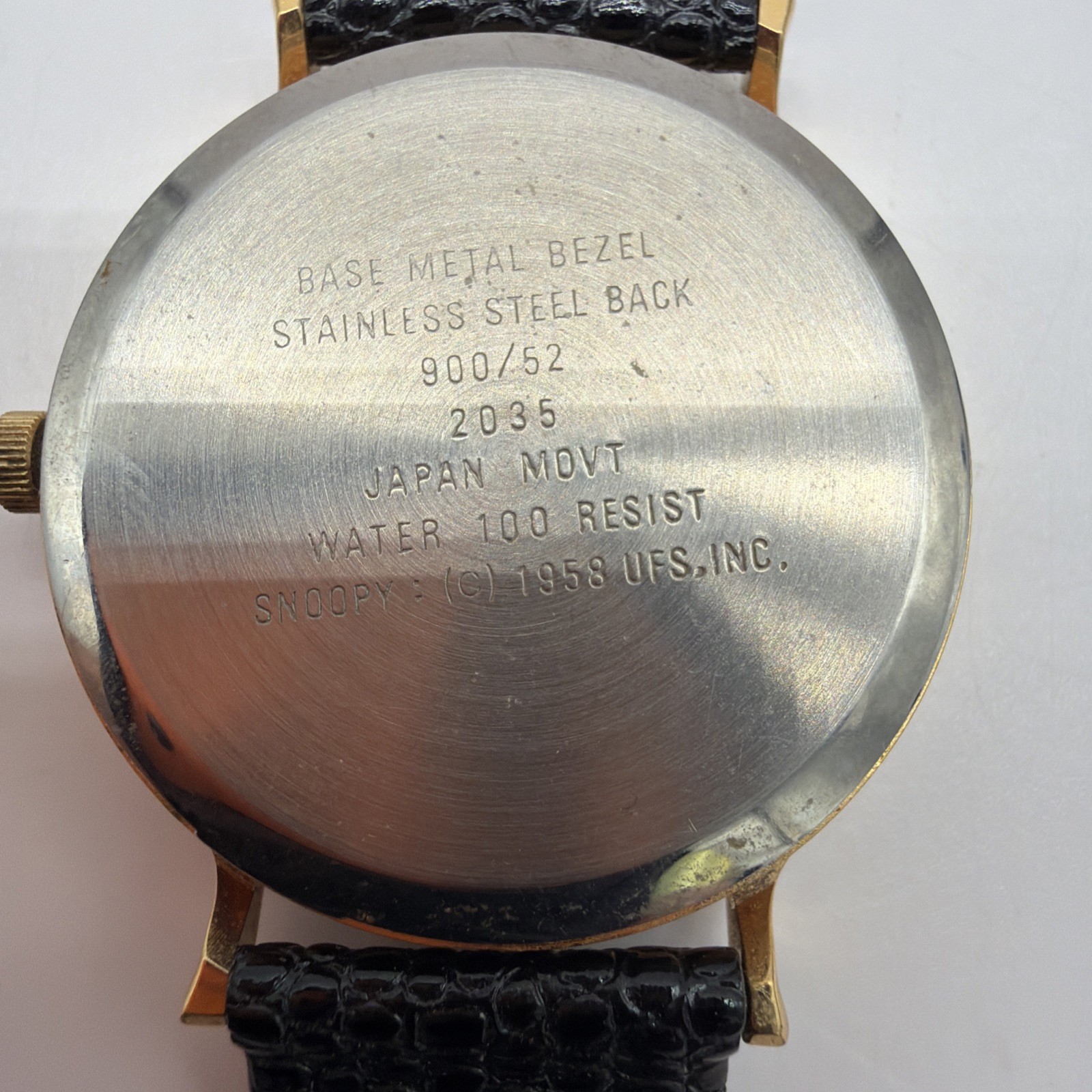 Vintage 1958 Armitron Peanuts Snoopy Moving Arms Watch