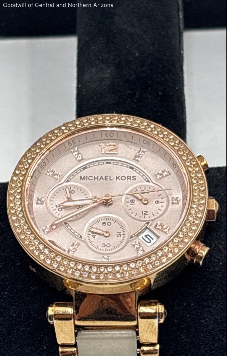 Michael Kors MK5896 Parker Rose Gold & Blush Watch