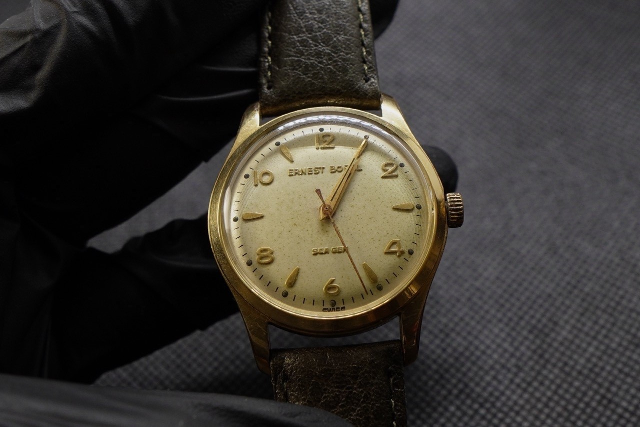 Vintage Ernest Borel Sea Gem – Serviced FHF 67 Manual Wind