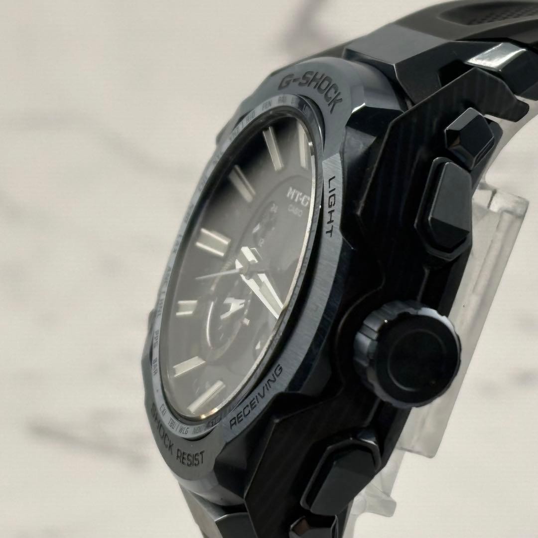 Casio G-Shock MTG-B4000B-1A2JF Smart Watch Black Stainless Steel Used Authentic