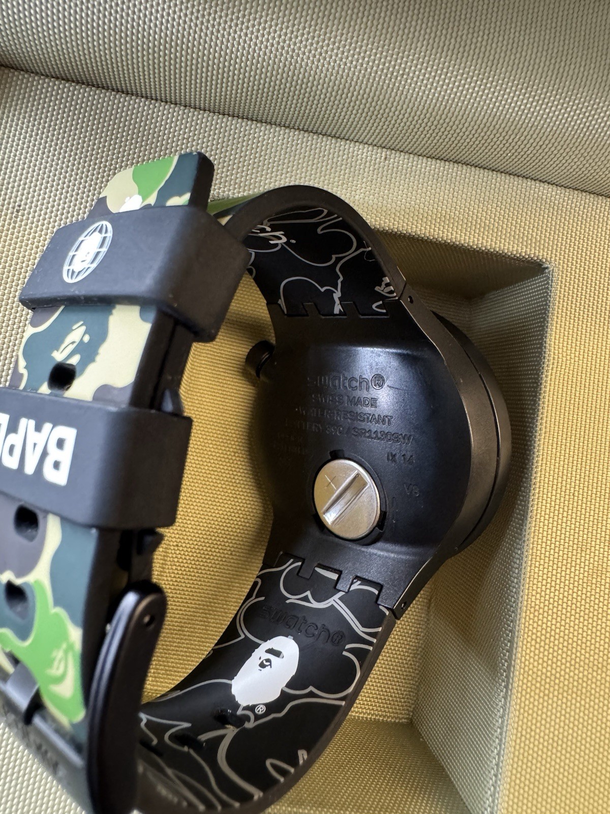 Bape x Swatch World Time Watch 1993