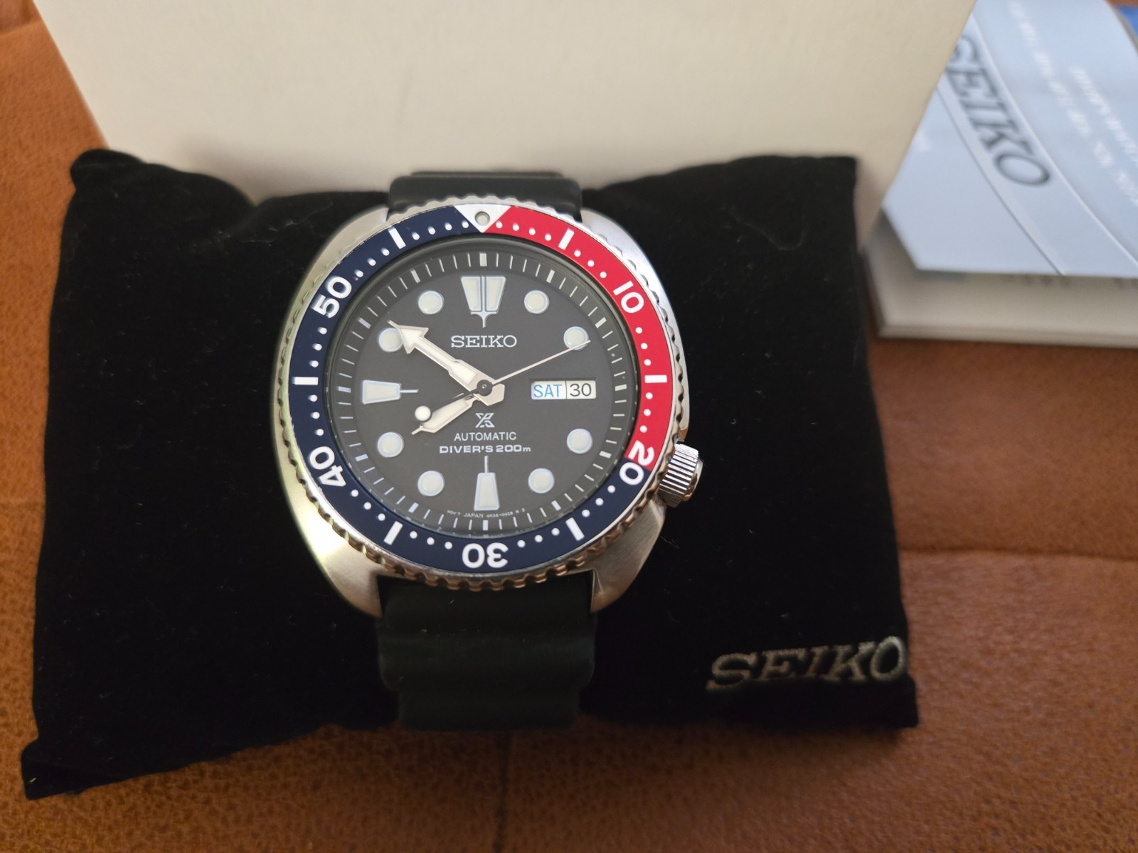 Seiko SRP779 «Pepsi» Turtle Automatic Dive Watch
