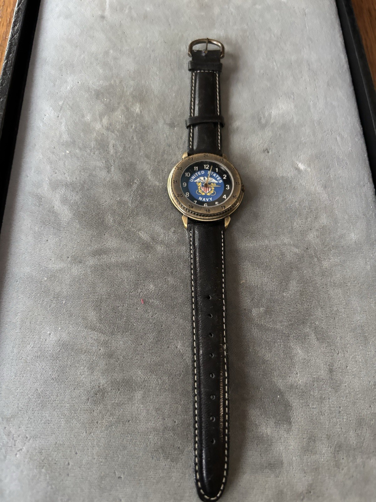 1992 Guess United States Navy Watch Leather Band