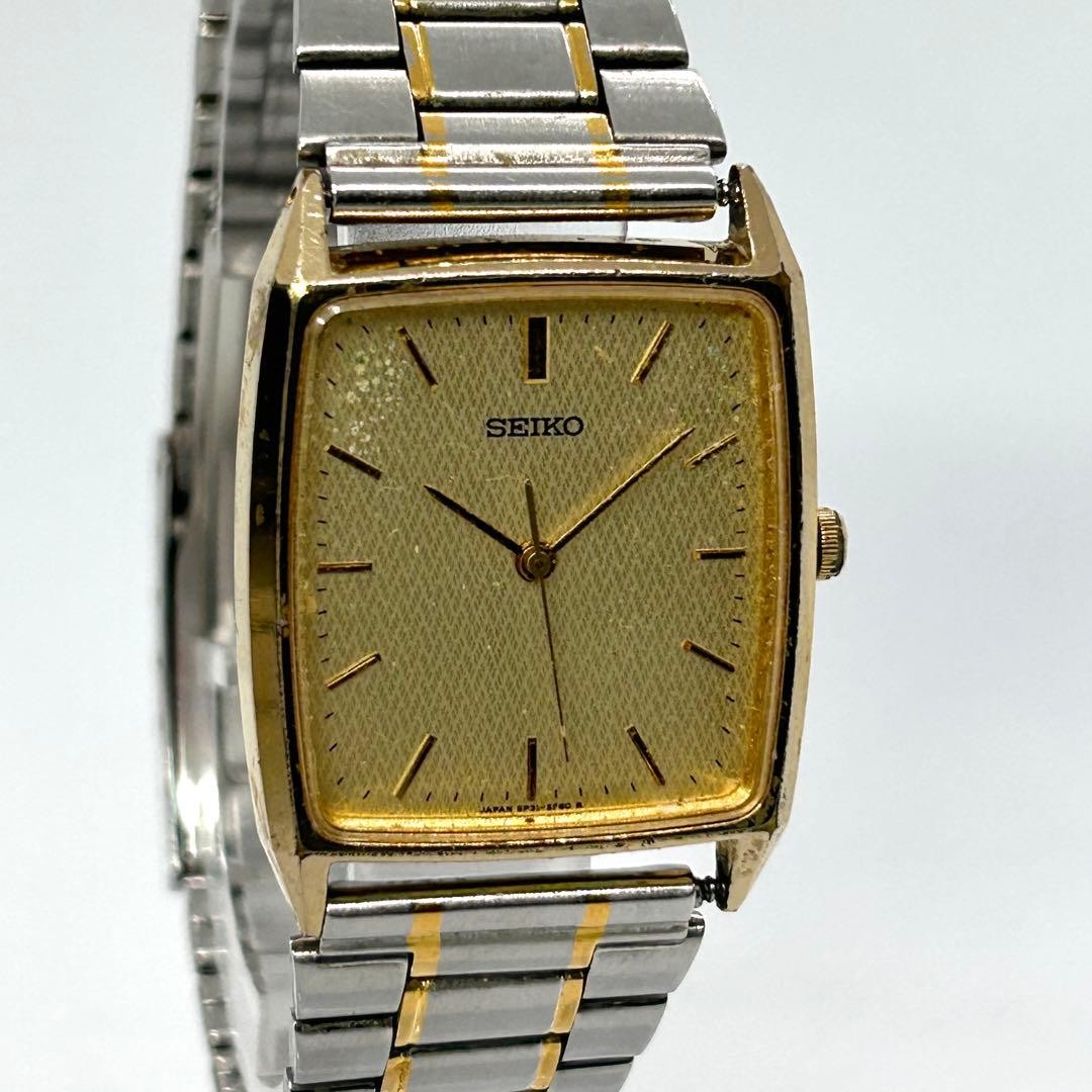 New battery, fully functional. SEIKO boys’ quartz watch, two-tone watch.