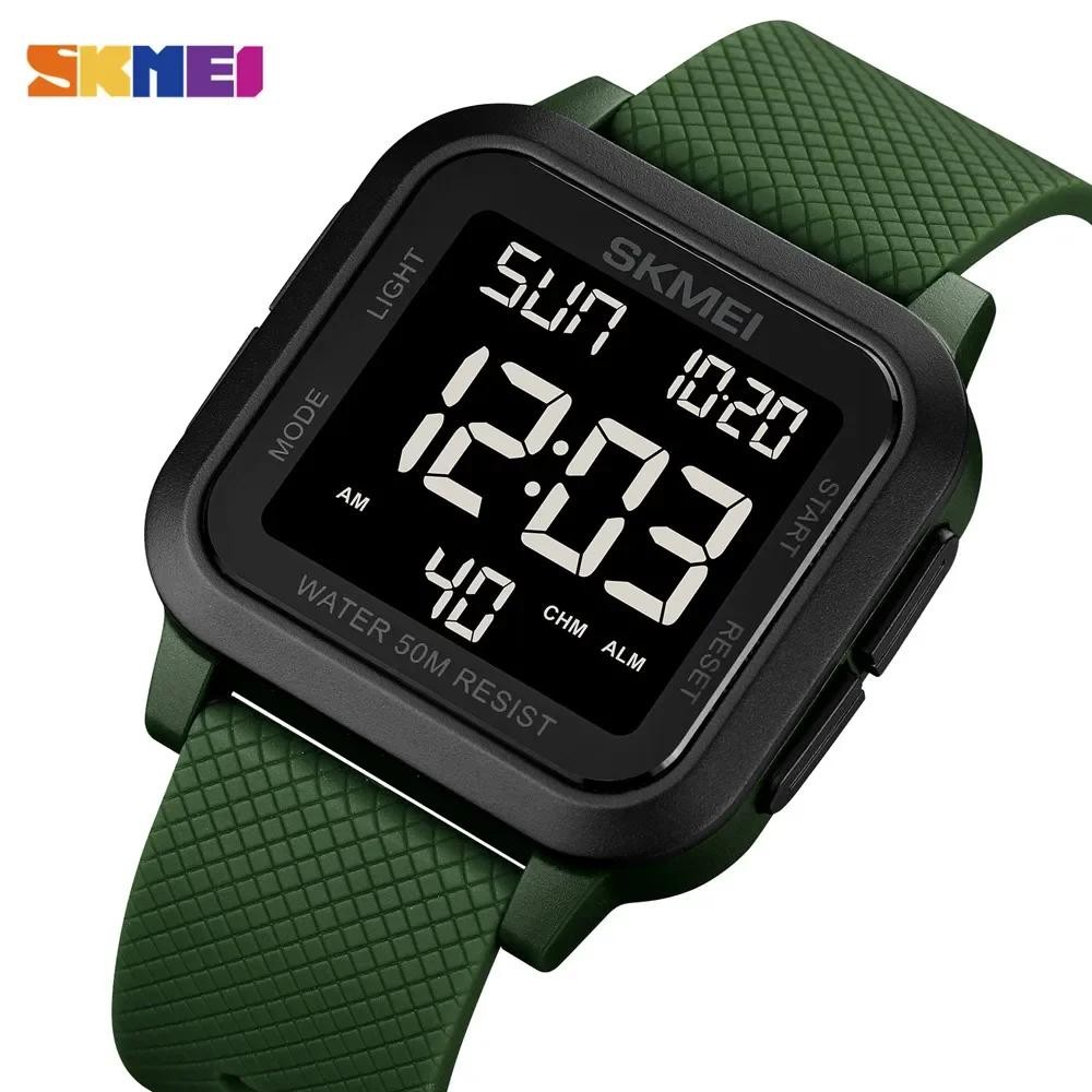 SANDA 2156 Men’s Military Sport Watch LED Digital Big Dial Waterproof Stopwatch