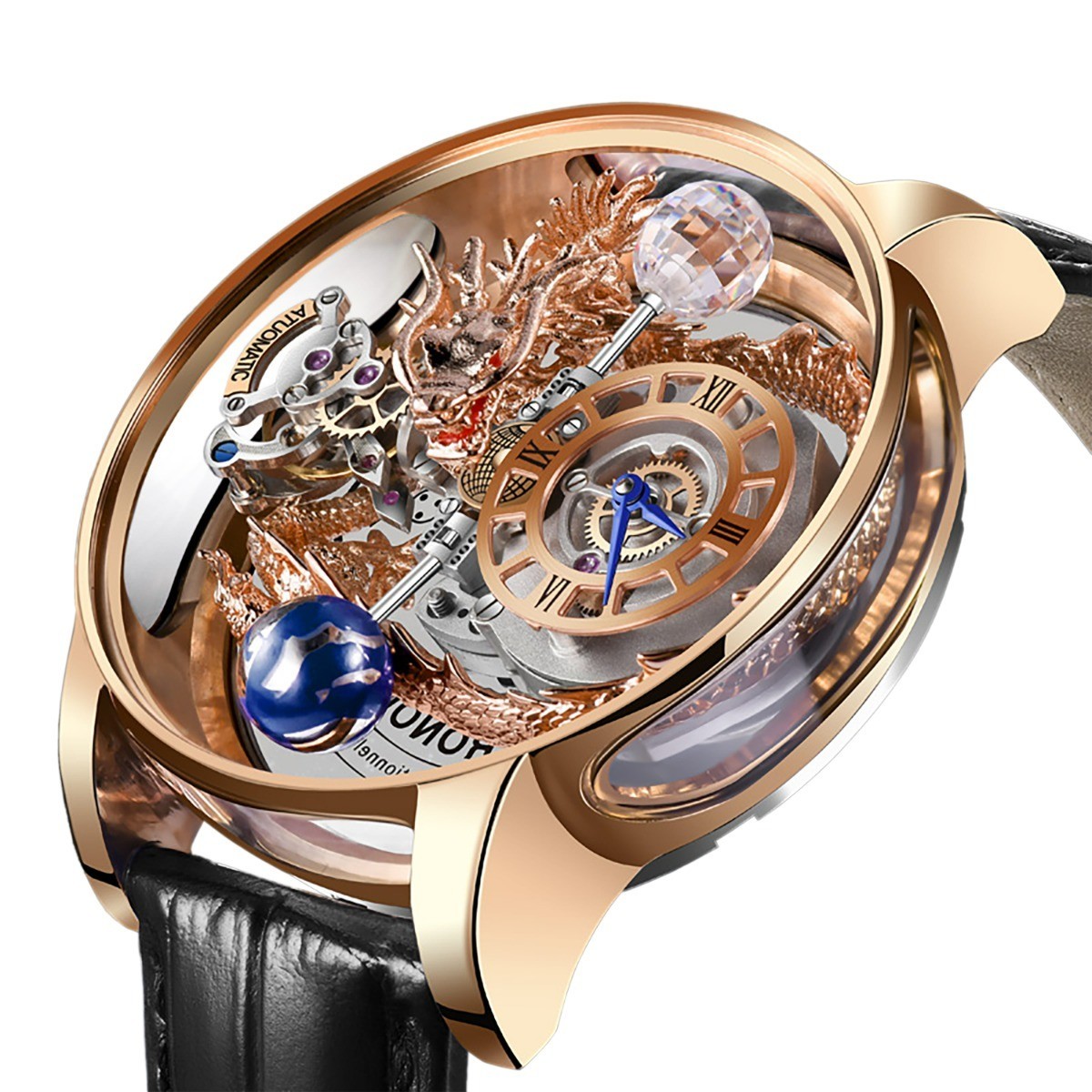 Montres Prestige X Invicta Quartz Men’s Watch w/ Skeleton Dial – 46mm (MPW-0141)