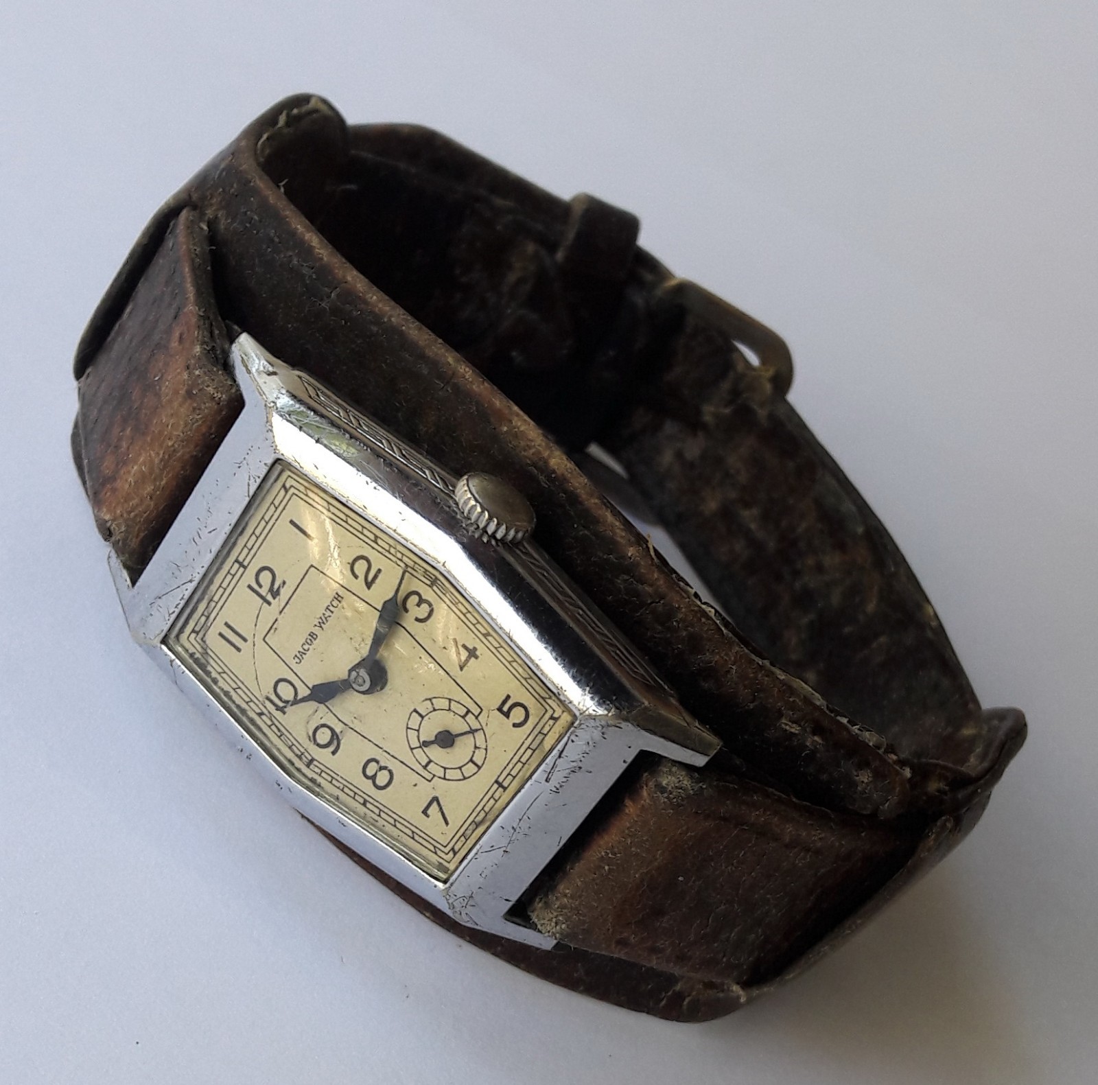Rare Vintage JACOB WATCH Swiss Made Mechanical Hand Winding Wrist Watch- Running