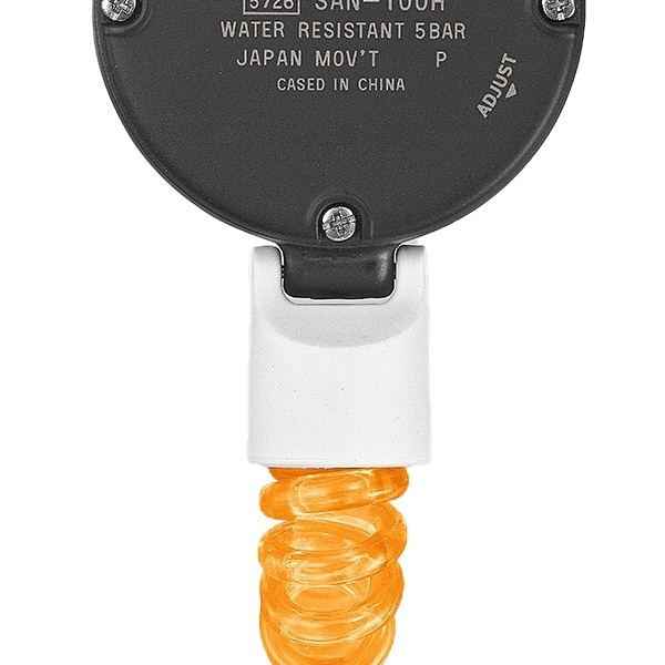 casio sauna watch sauna ikitai white daial orange band SAN-100H-7BJR JAPAN NEW