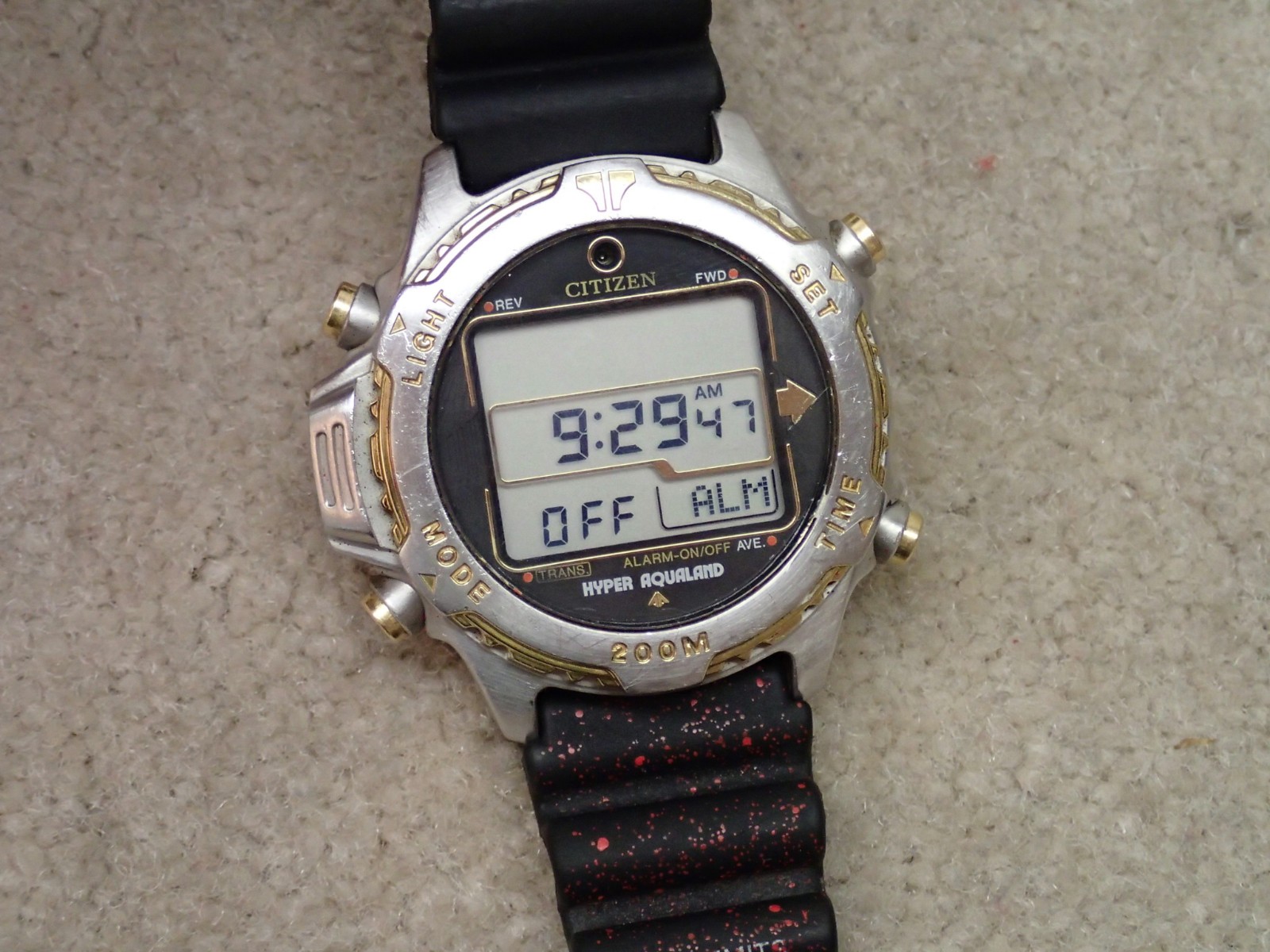 Citizen Vintage Hyper Aqualand Dive Watch D207-089839 Rough Estate Item