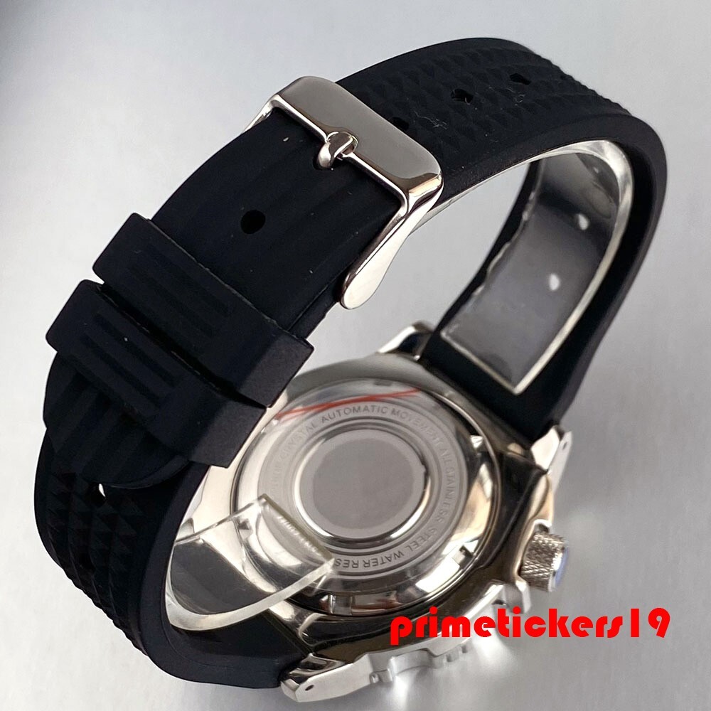Tandorio Sapphire NH36 42mm Men’s Automatic Monster Watch 20BAR Dive 3.8 Crown