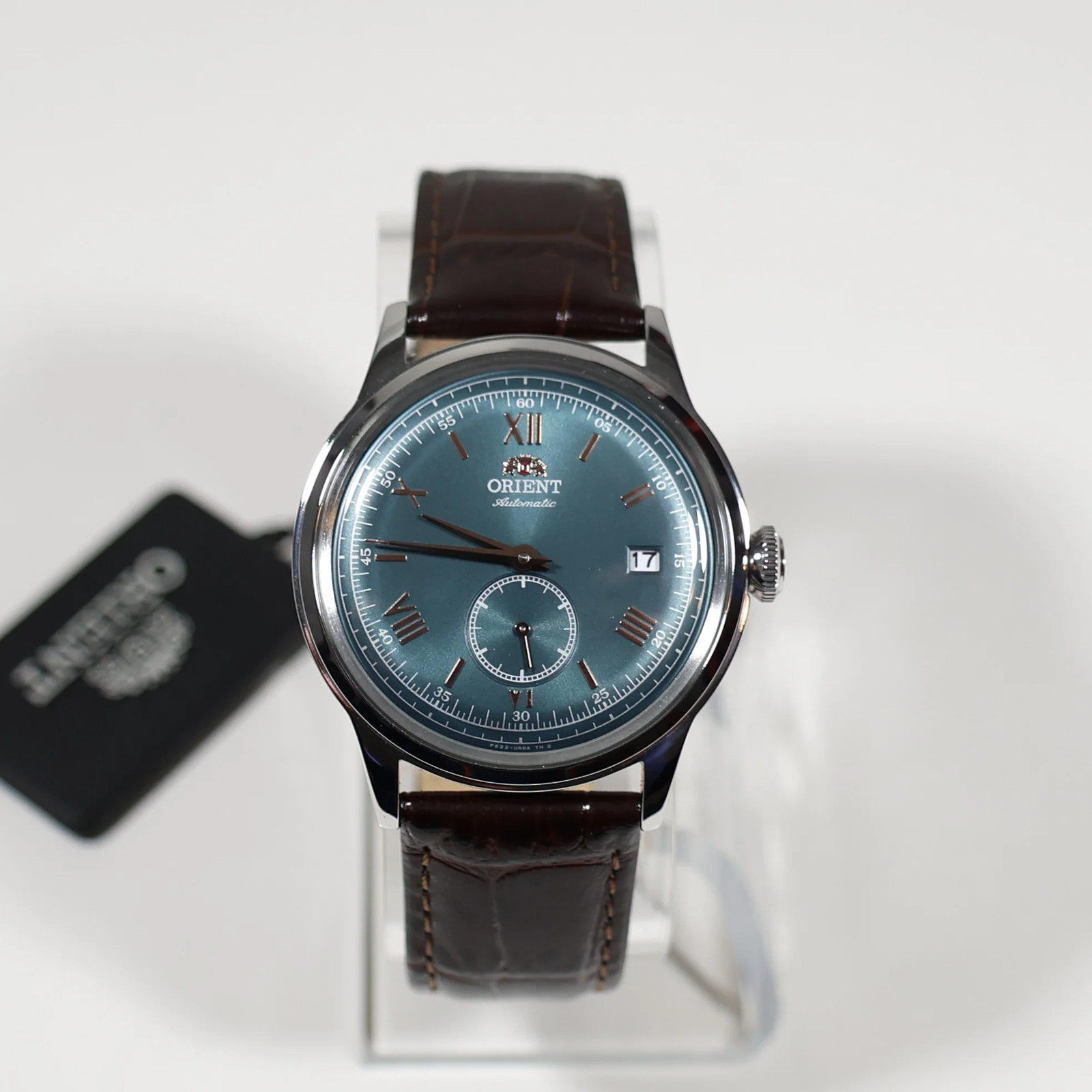 Orient Bambino Green Dial Small Seconds Hand Automatic Watch RA-AP0102E30B