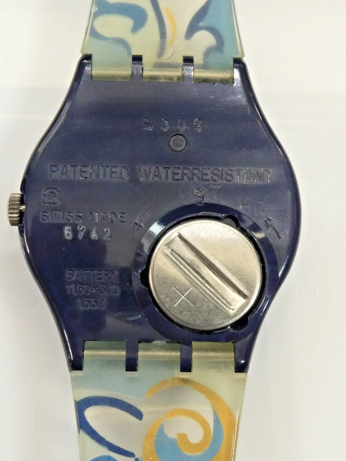 A Superb 1993 SWATCH WATCH GN128 ALGARVE Mint Cond Box Papers New Batt Works