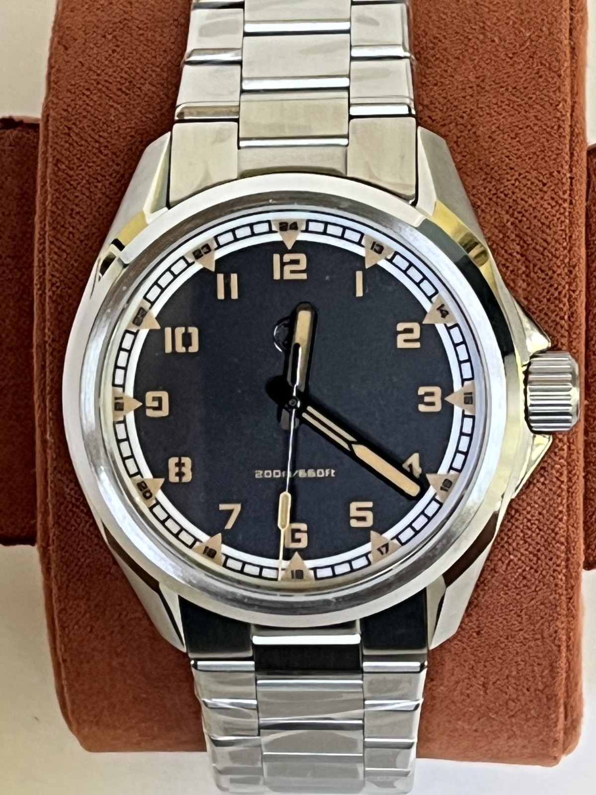 NIB Zelos Swordfish Field 38mm SS Stonewash