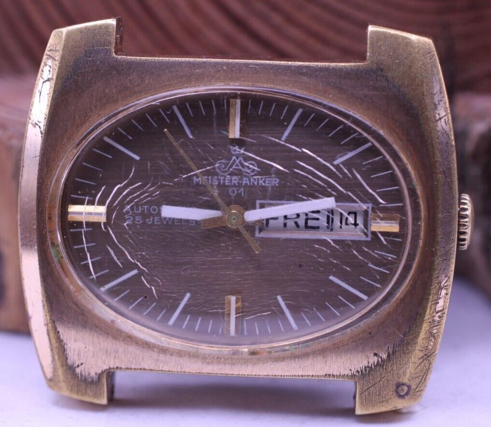 MEISTER-ANKER 01 25j AUTOMATIC MEN’S WATCH CAL. FORSTER FB 226 RUNS (KU)