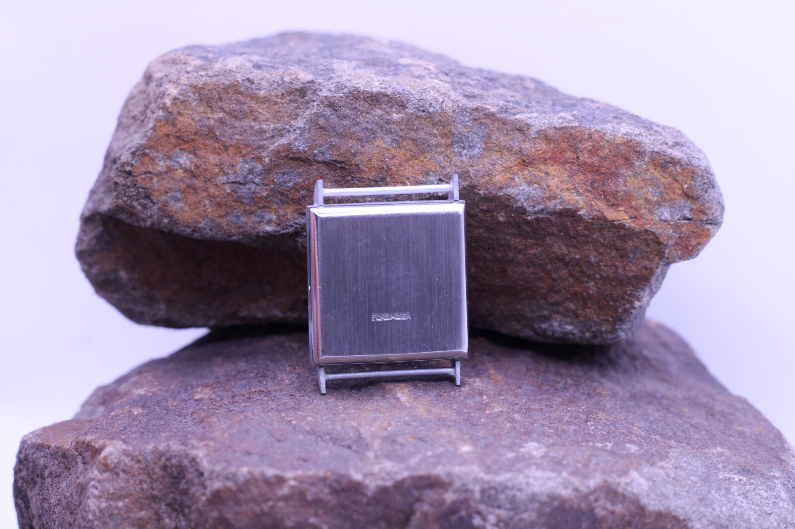 NOS ART DECO SWISS MEN’S WRIST WATCH CASE & DIAL 24.9×33.4mm 21mm LUG (DJ)