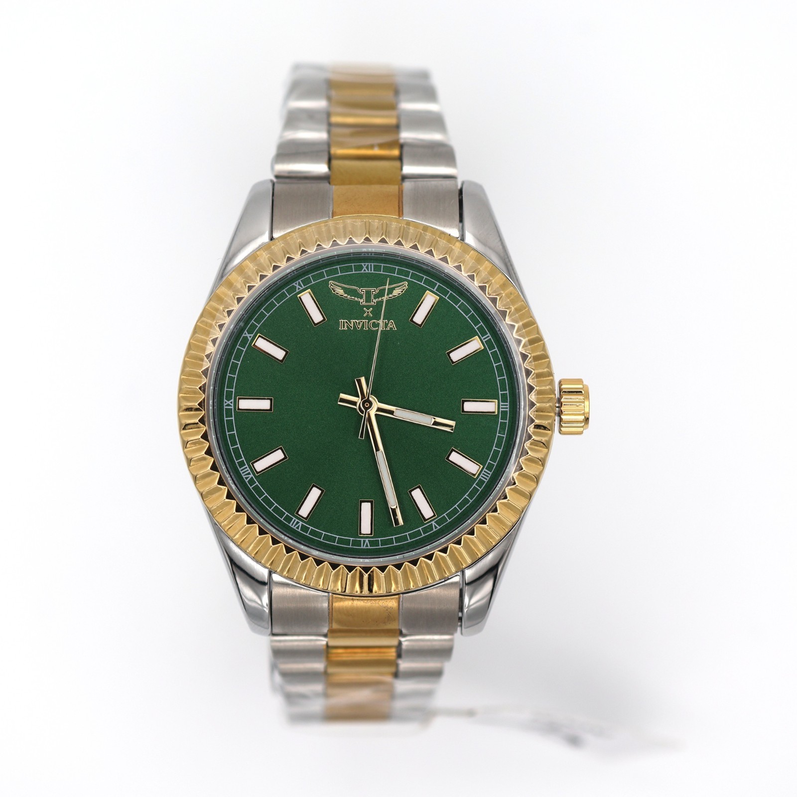 Invicta Specialty 69012 Two-Tone Green Sunburst Dial Men’s Watch