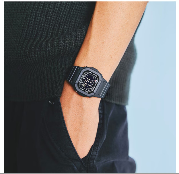CASIO G-SHOCK GW-M5610 Series Multi-Band 6 Tough Solar, 20 Bar Water Resistant,