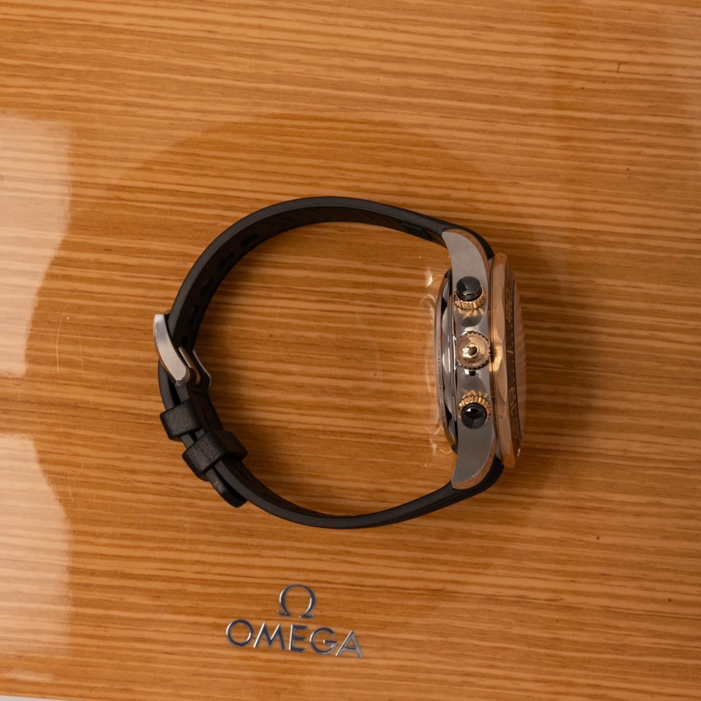 Omega Seamaster Diver 300m Chrono Black & Rose Gold 210.22.44.51.01.001 Aug 2021
