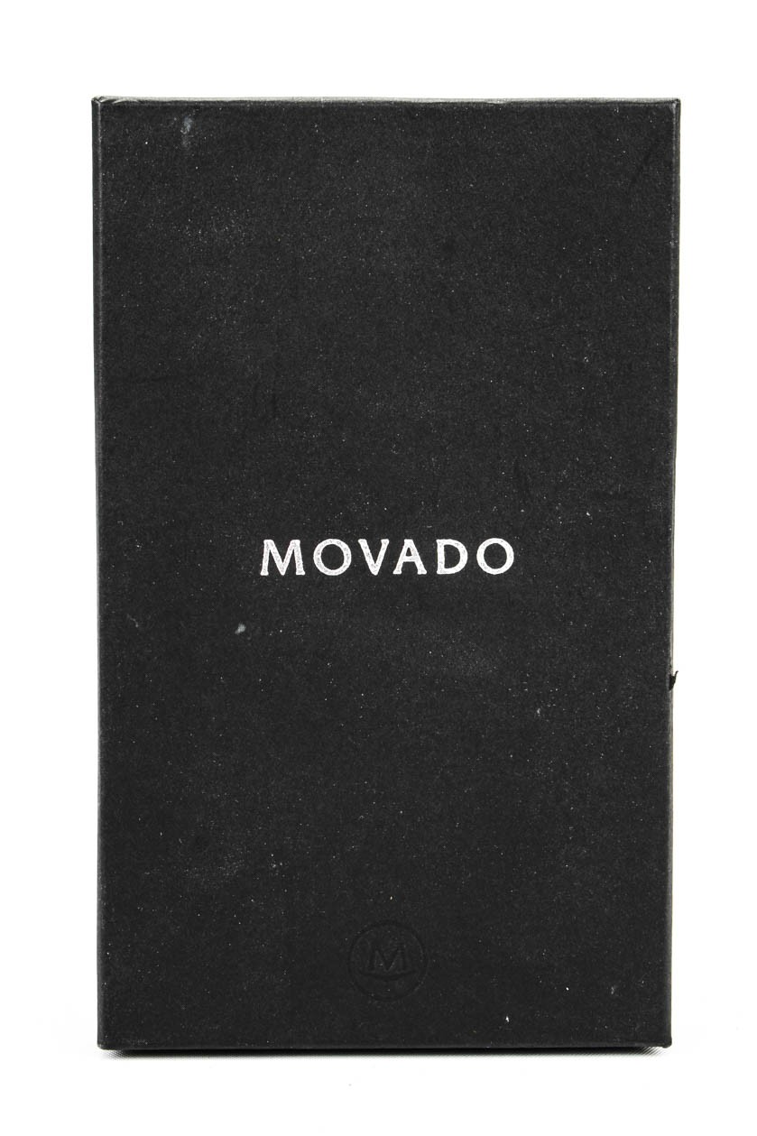 Movado Womens Stainless Steel Amorosa Quartz Watch 24mm