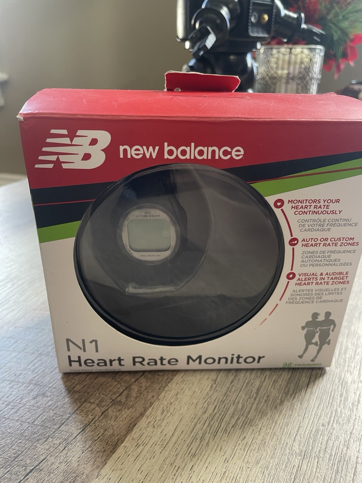 New Balance N1 Heart Rate Digital Sports Watch with batteries