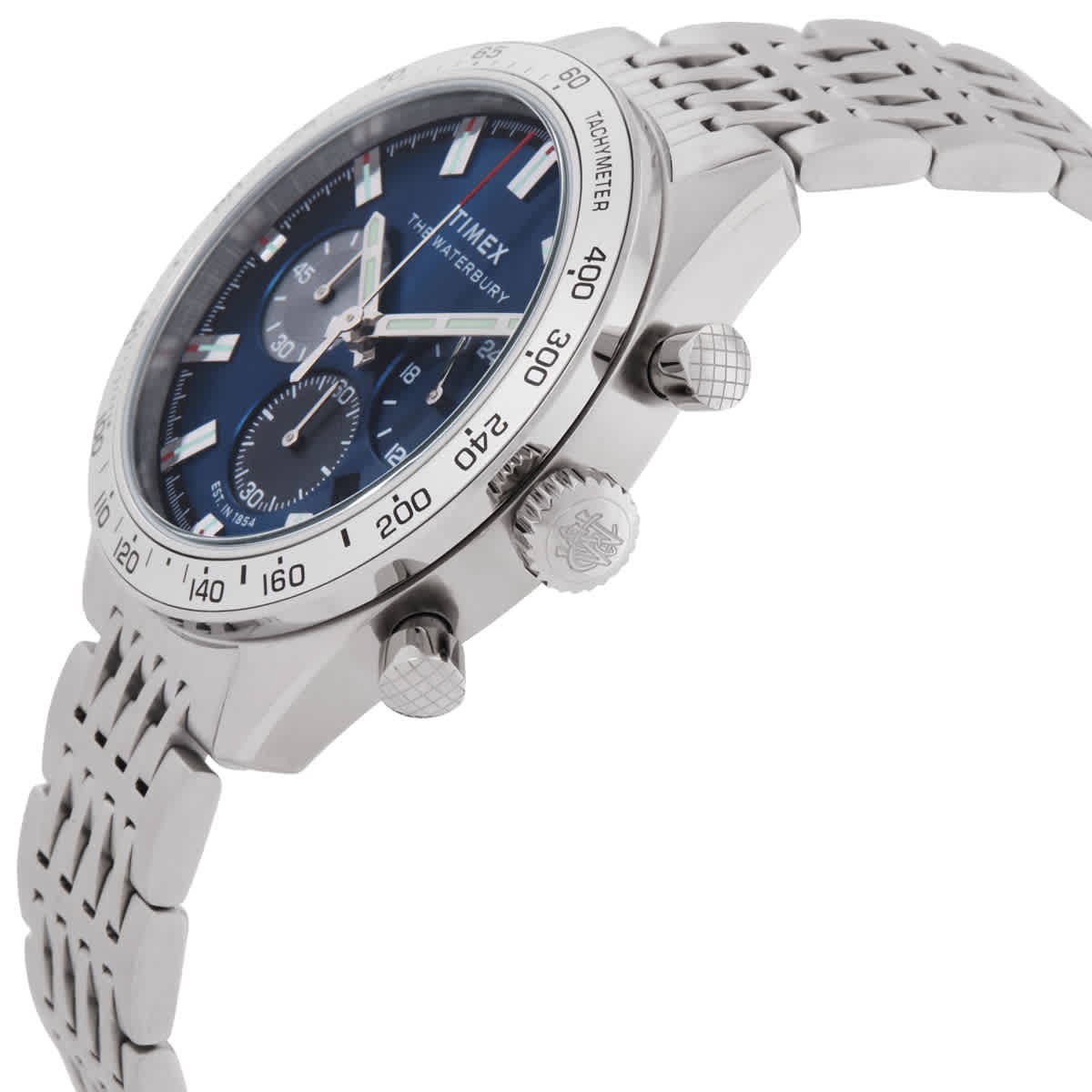 Timex Waterbury Traditional Chronograph Quartz Blue Dial Men’s Watch TW2Y18500