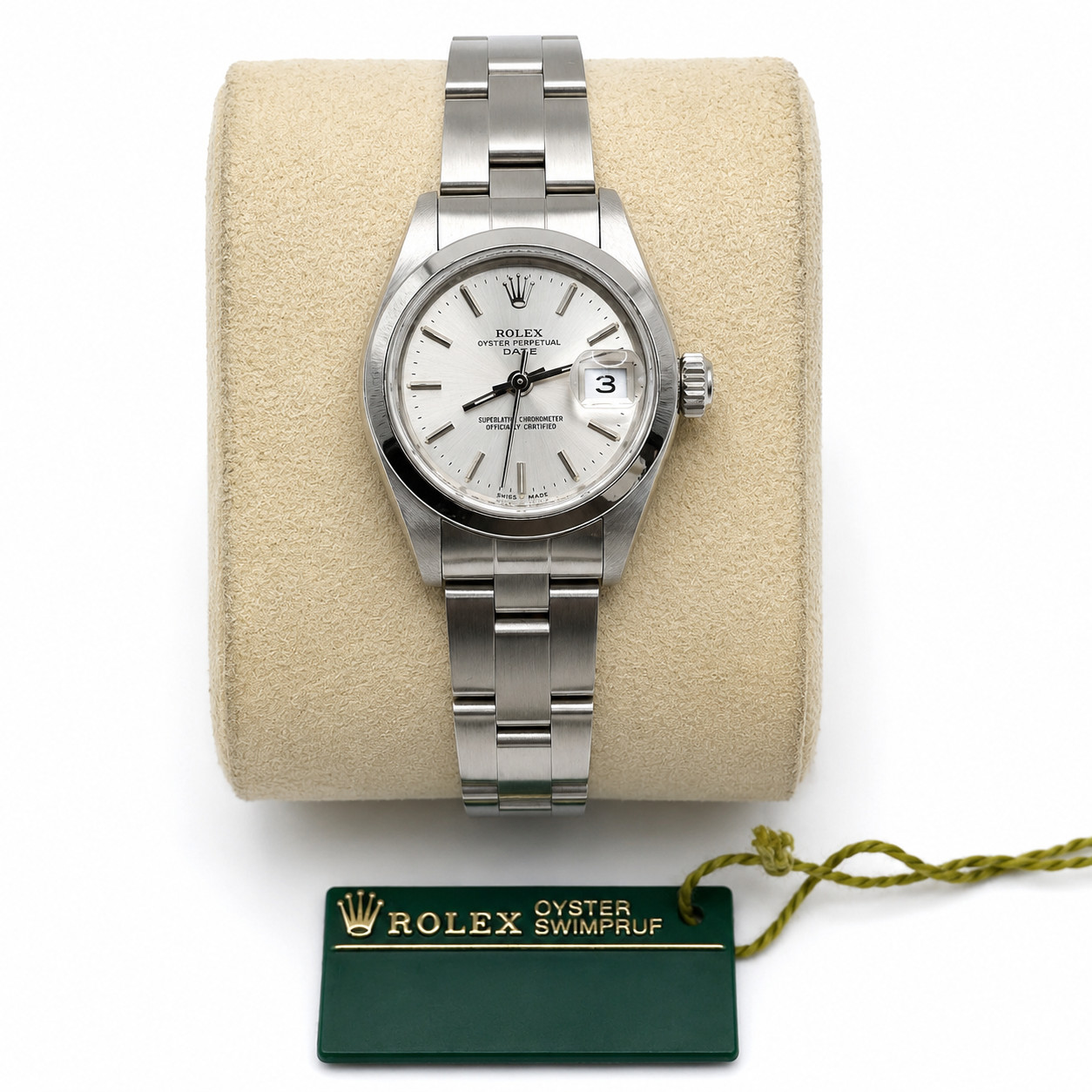 Rolex Lady-Datejust 179160 Silver Oyster Bracelet with Silver Bezel Silver Dial