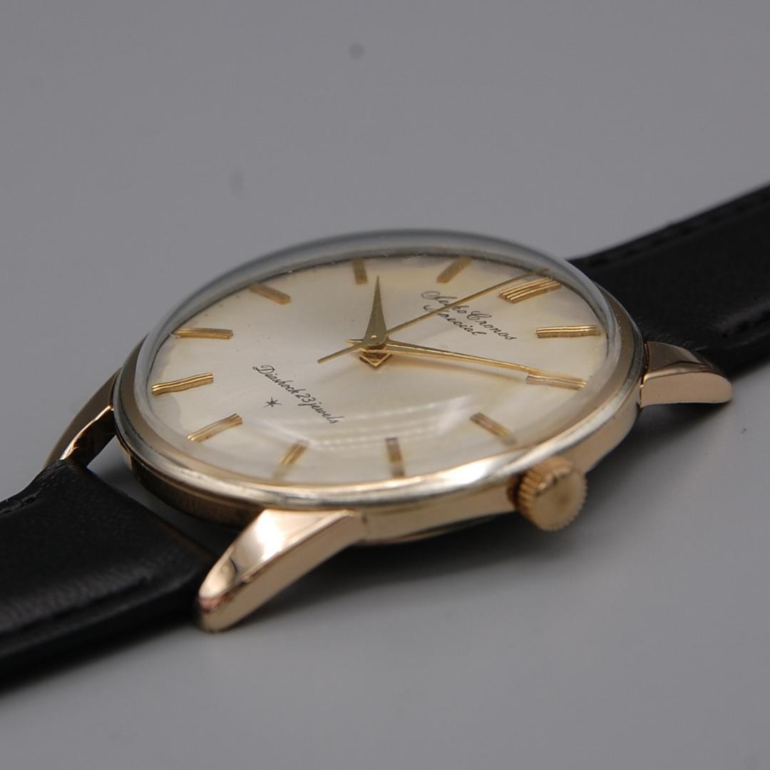 Seiko Chronos Special Manual Winding Watch 36mm Gold Filled 1962 SA415