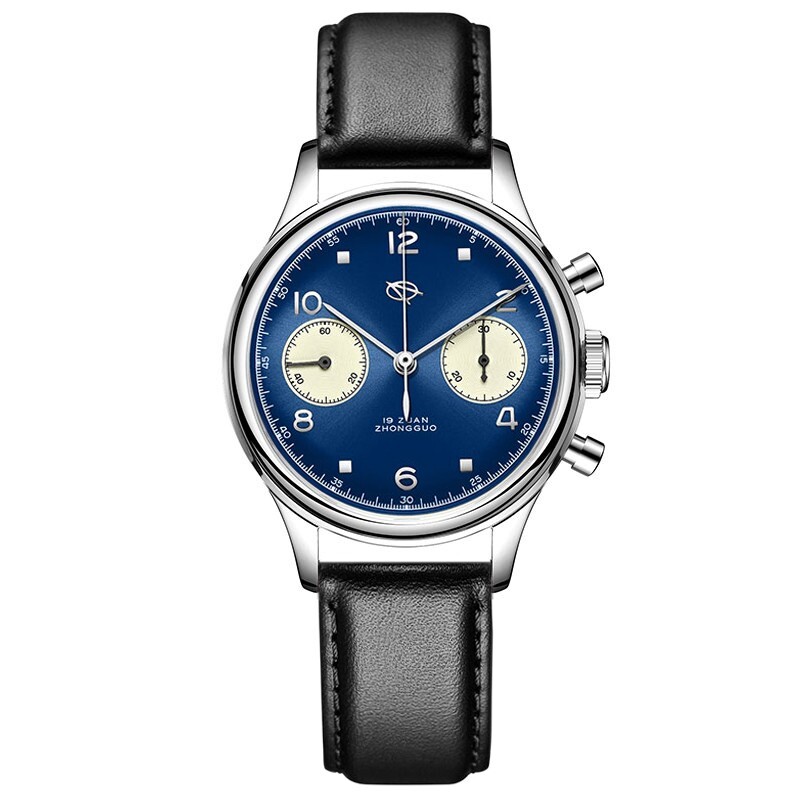 1963 Dong Feng HKED Seagull ST19 Chronograph watch 38mm Swan Neck Venus 175 316L
