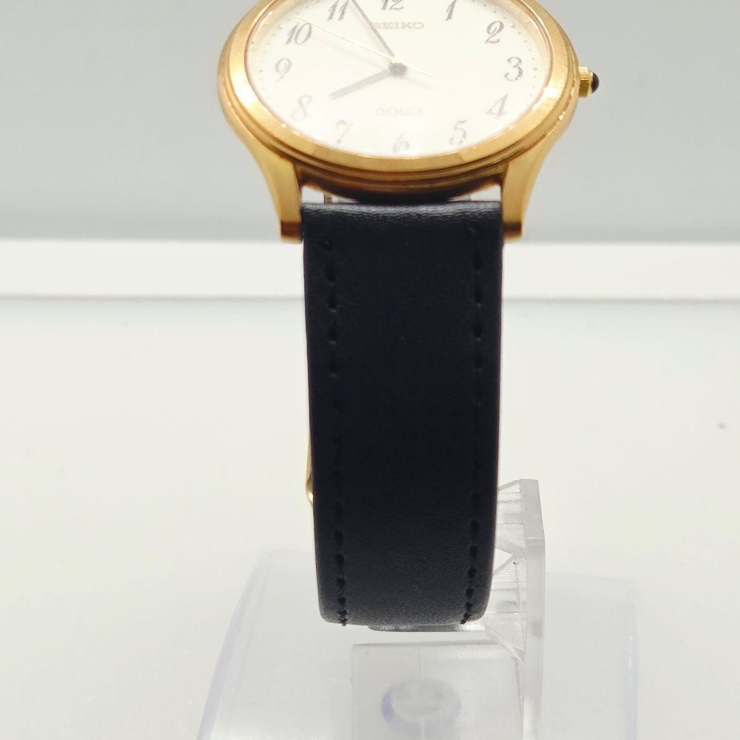 SEIKO DOLCE 5E61-0A90 Slim Working External Leather Belt