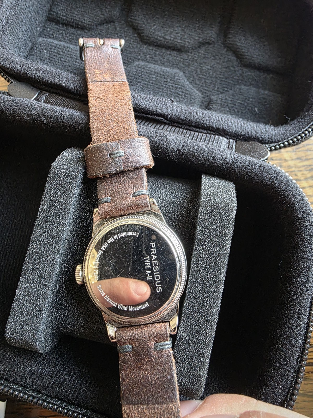 Praesidus A-11 Type 44 – White Indices – Swiss Landeron L21 – Hand Wound Watch