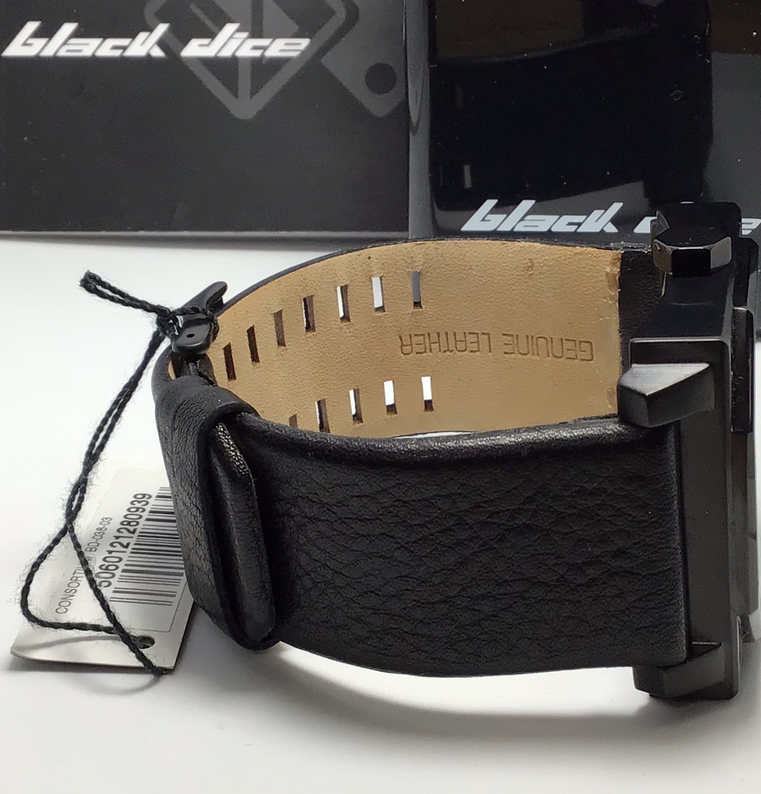 Black Dice Men’s Watch – Swiss Movement, 5ATM