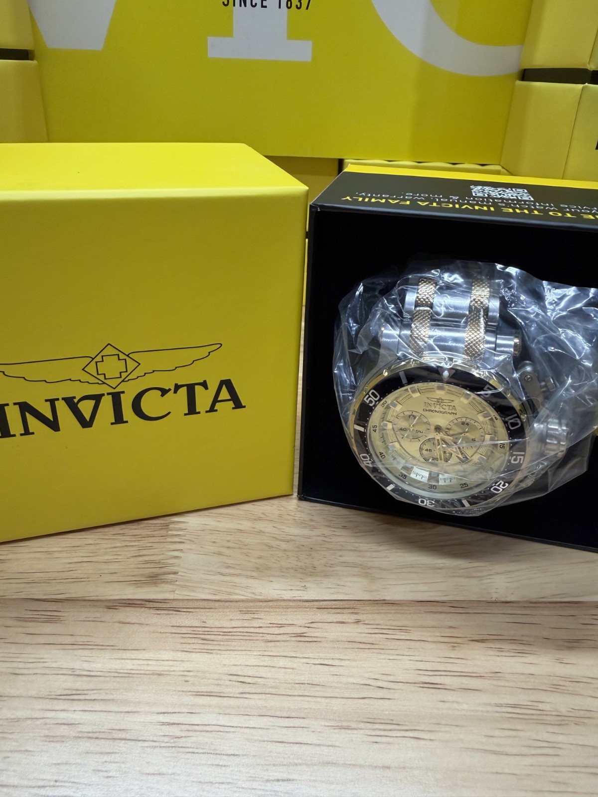 Invicta Coalition Forces Night Hawk – Model 49224 | Two-Tone Gold/Steel with Gol