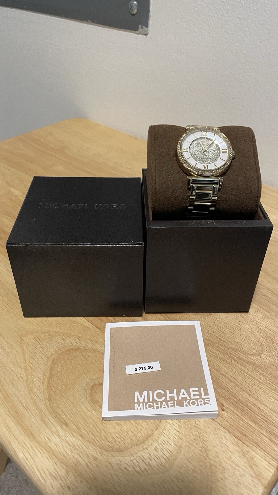 Michael Kors MK-3332 Gold Plated Watch