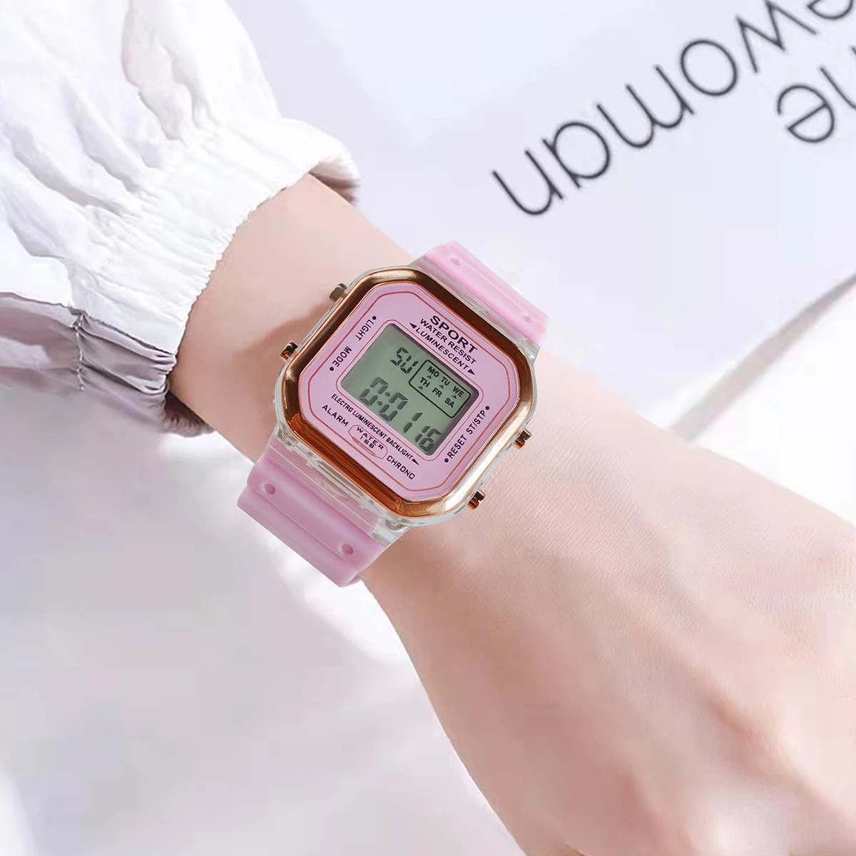 New Children’s LED Digital Watch Student Multi functional Outdoor Sports