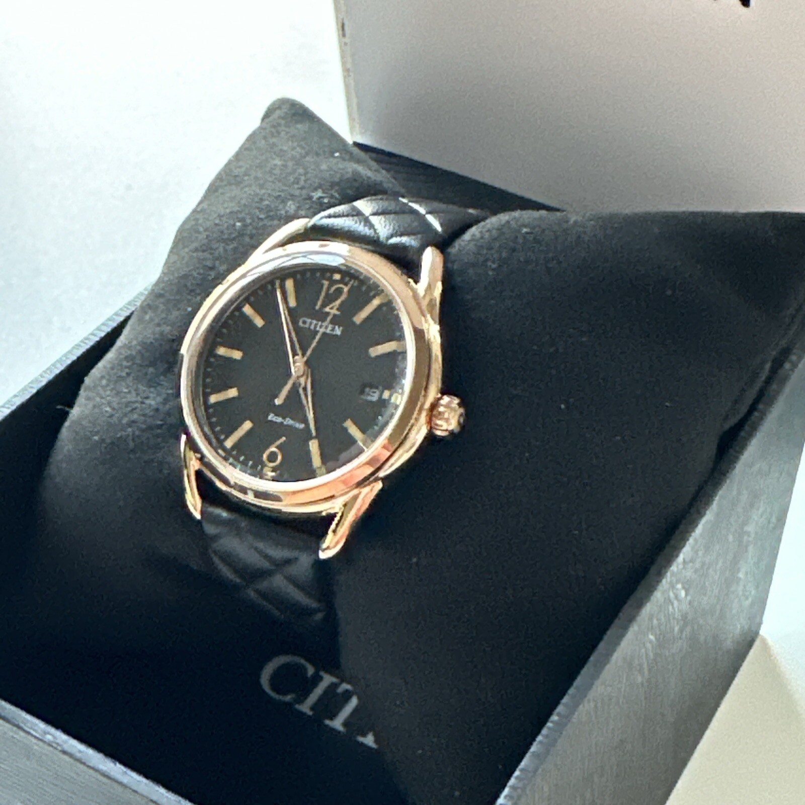 Citizen Drive Black Dial Ladies Watch FE6083-13E