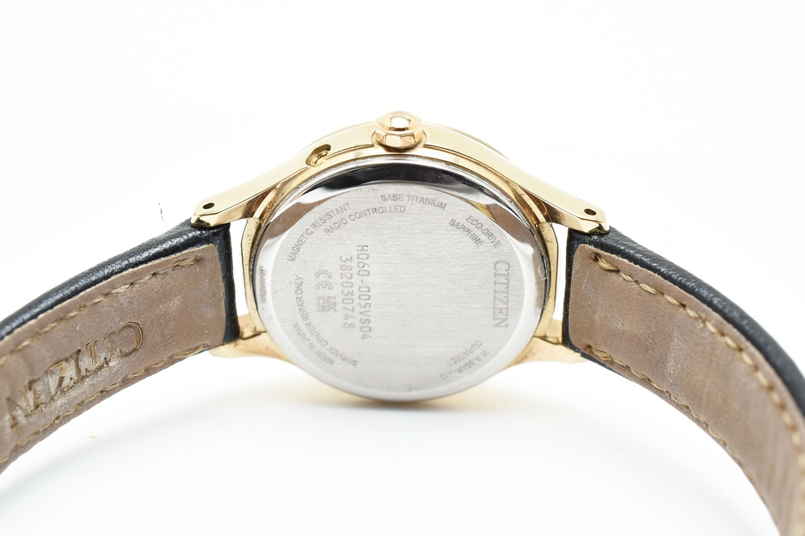 [ MINT w/Box ] Citizen Crosssea XC Eco Drive Radio H060-005VS04 Titan Gold JAPAN